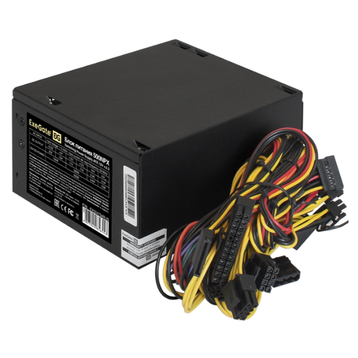 

Блок питания ExeGate 500W EX224734RUS-S, Черный