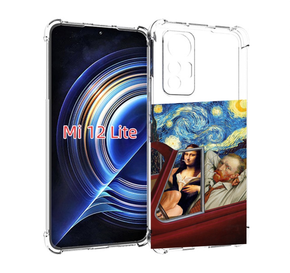 

Чехол MyPads Да-Винчи-в-одном для Xiaomi 12 Lite, Прозрачный, Tocco