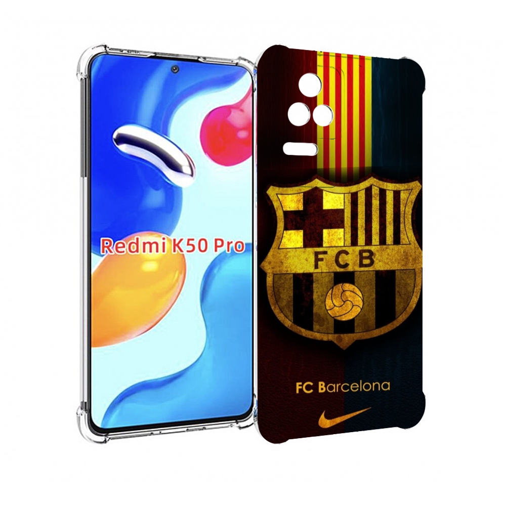 

Чехол MyPads фк барселона мужской для Xiaomi Redmi K50 / K50 Pro, Прозрачный, Tocco