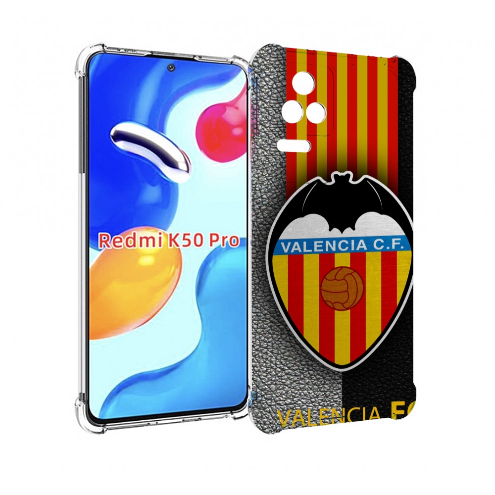 Чехол MyPads фк валенсия мужской для Xiaomi Redmi K50 / K50 Pro