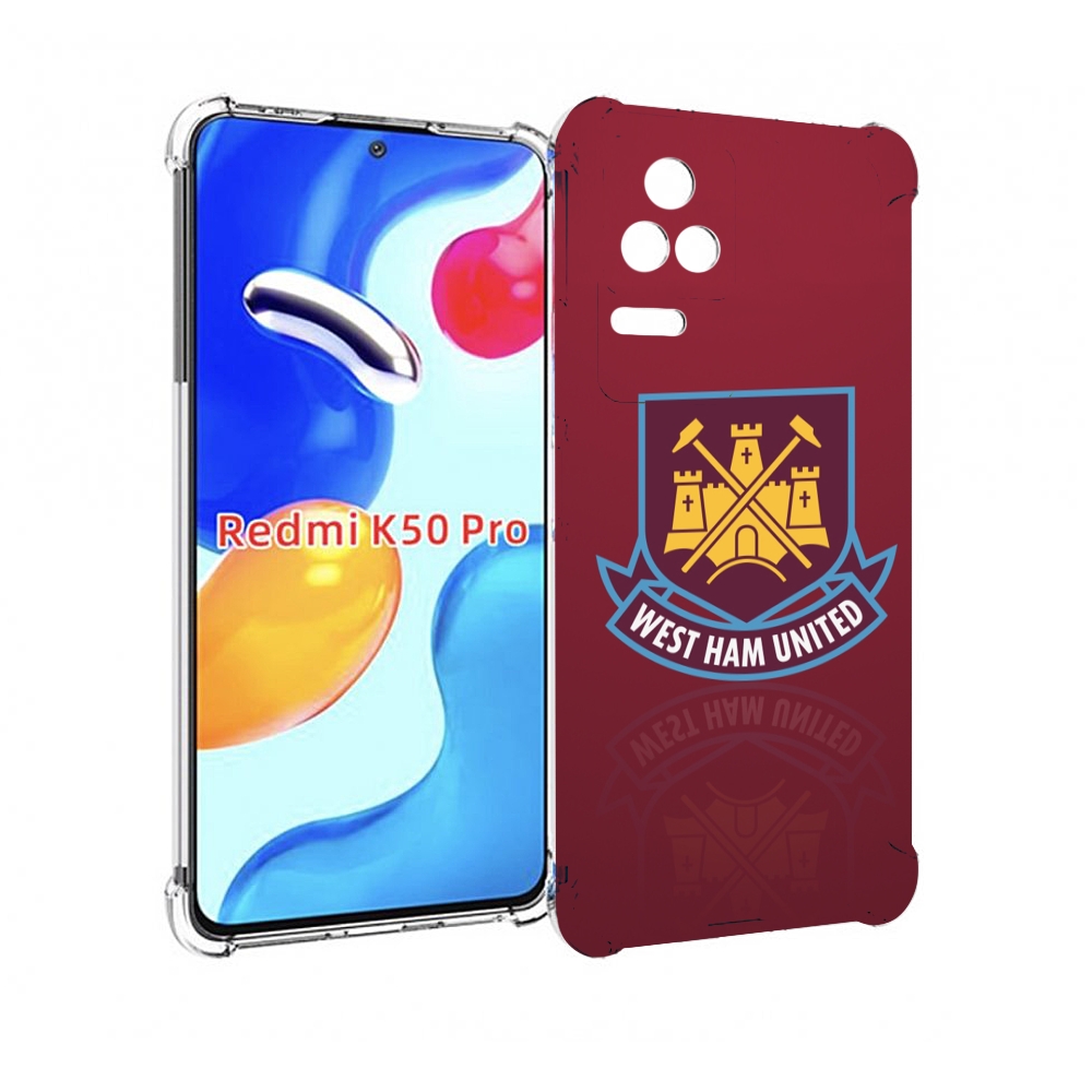 

Чехол MyPads фк вест хэм мужской для Xiaomi Redmi K50 / K50 Pro, Прозрачный, Tocco