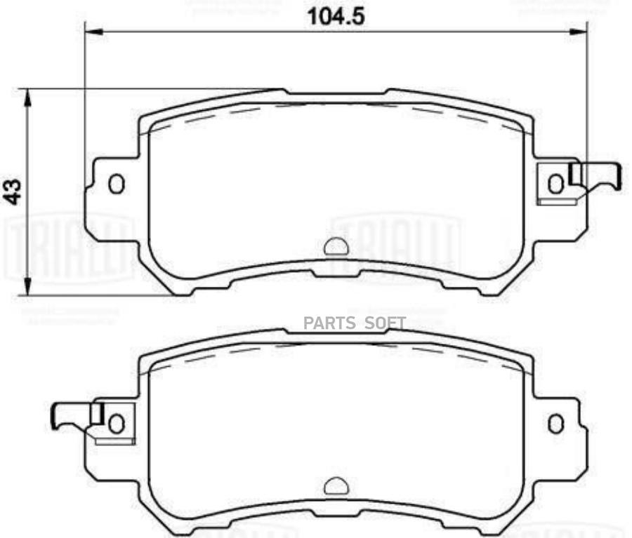 

Колодки торм. для а/м Mazda CX-5 (11-) диск. зад. (керам.) (PF 2506CR)