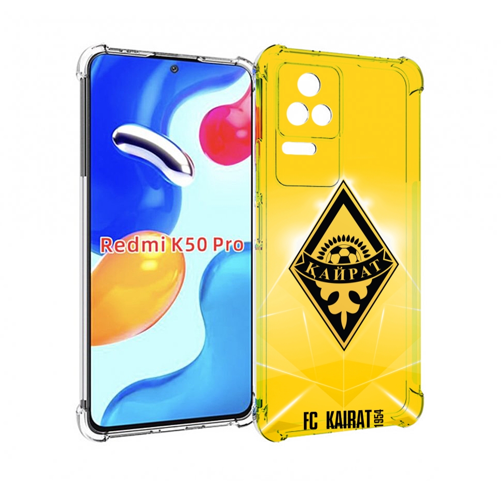 

Чехол MyPads фк каират алматы для Xiaomi Redmi K50 / K50 Pro, Прозрачный, Tocco