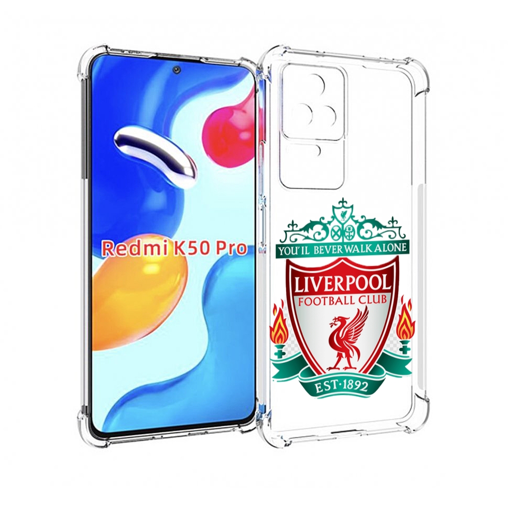

Чехол MyPads фк ливерпуль мужской для Xiaomi Redmi K50 / K50 Pro, Прозрачный, Tocco