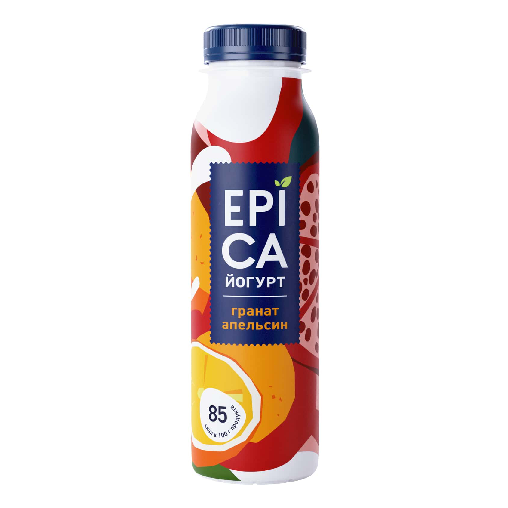 

Питьевой йогурт Epica гранат-апельсин 2,5% БЗМЖ 290 г