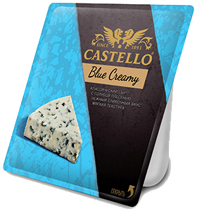

Сыр мягкий Castello Blue Creamy Сливочный с голубой плесенью 56% БЗМЖ 125 г