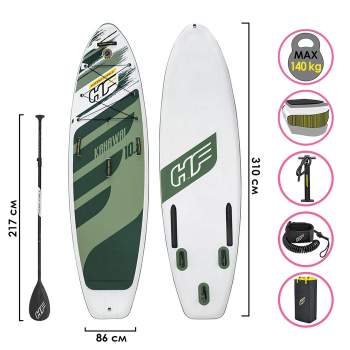 

SUP-доска Kahawai Set, 310 х 86 х 15 см, 65308 Bestway