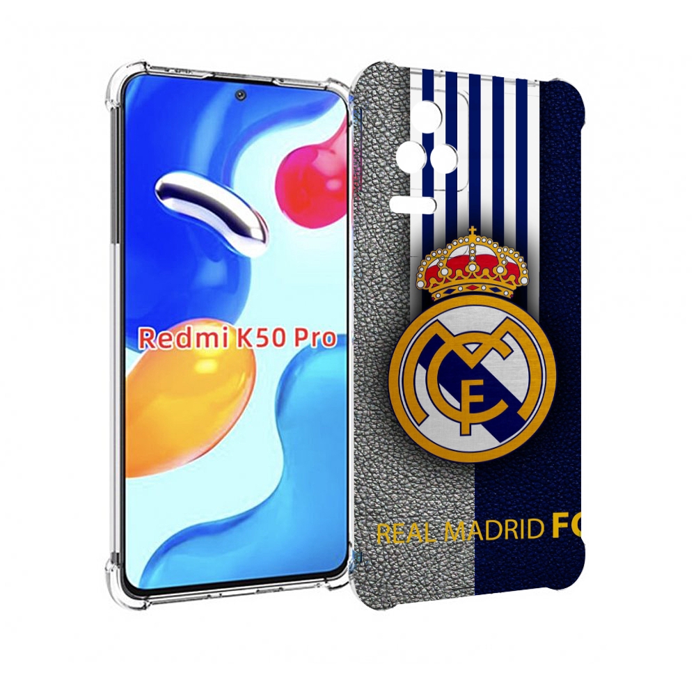 

Чехол MyPads фк реал мадрид мужской для Xiaomi Redmi K50 / K50 Pro, Прозрачный, Tocco