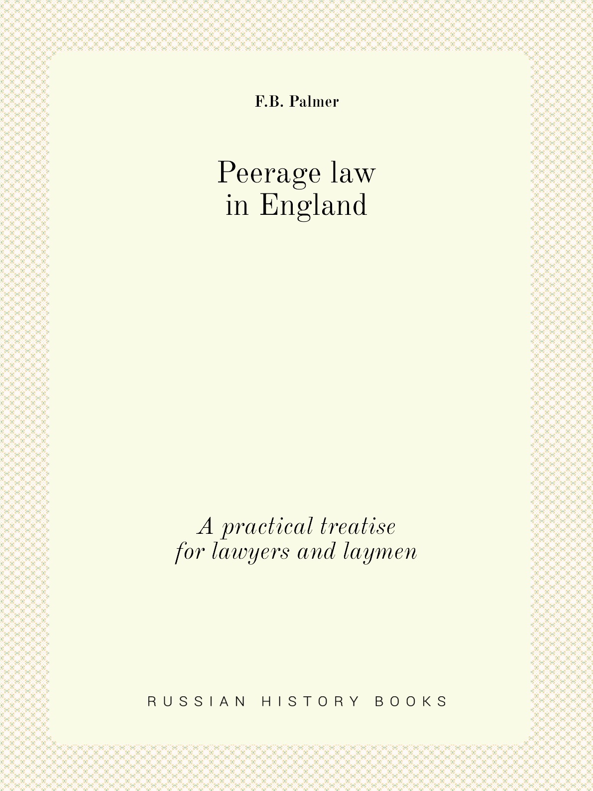 

Peerage law in England