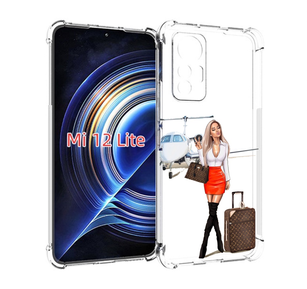 

Чехол MyPads Деловая-девушка женский для Xiaomi 12 Lite, Прозрачный, Tocco