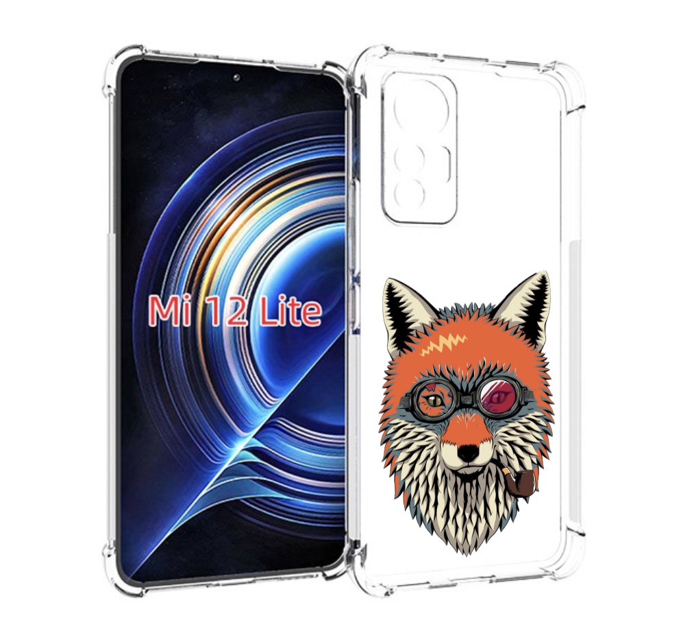 

Чехол MyPads Деловой лис для Xiaomi 12 Lite, Прозрачный, Tocco