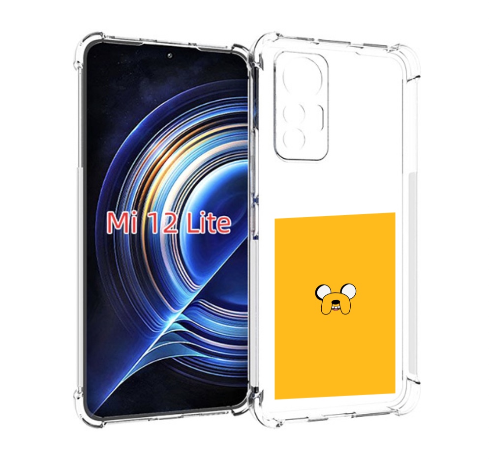 

Чехол MyPads Джейк-время-приключений для Xiaomi 12 Lite, Прозрачный, Tocco
