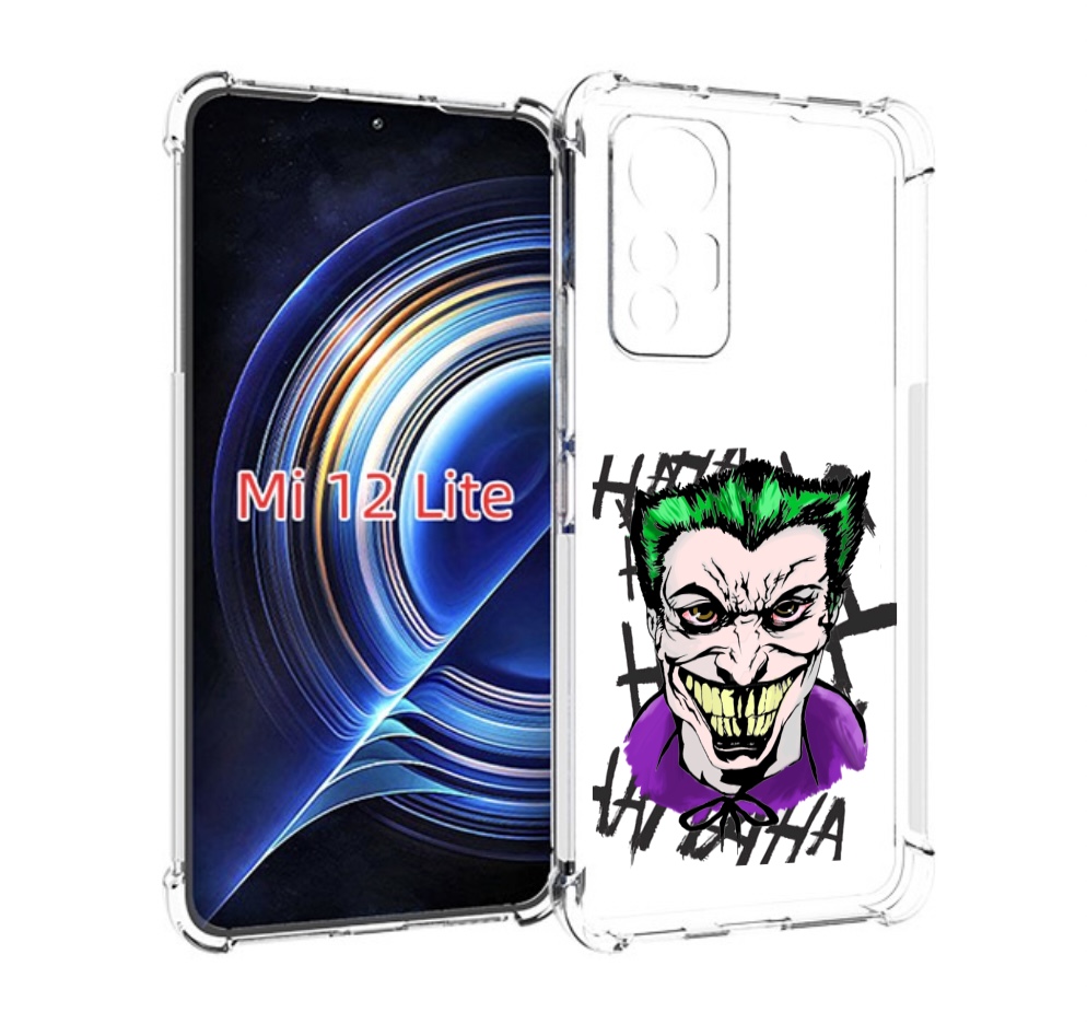 

Чехол MyPads Джокер-крейзи для Xiaomi 12 Lite, Прозрачный, Tocco