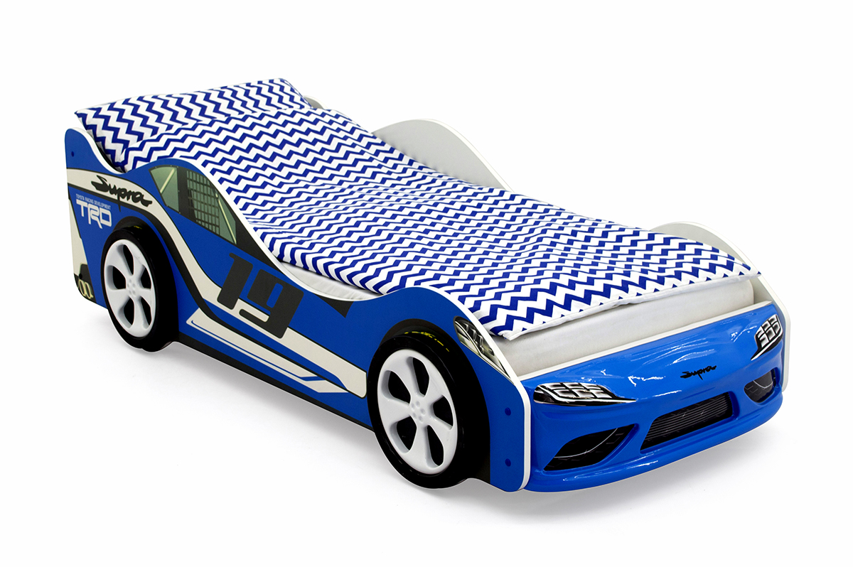 фото Бельмарко кровать-машина бельмарко супра синяя