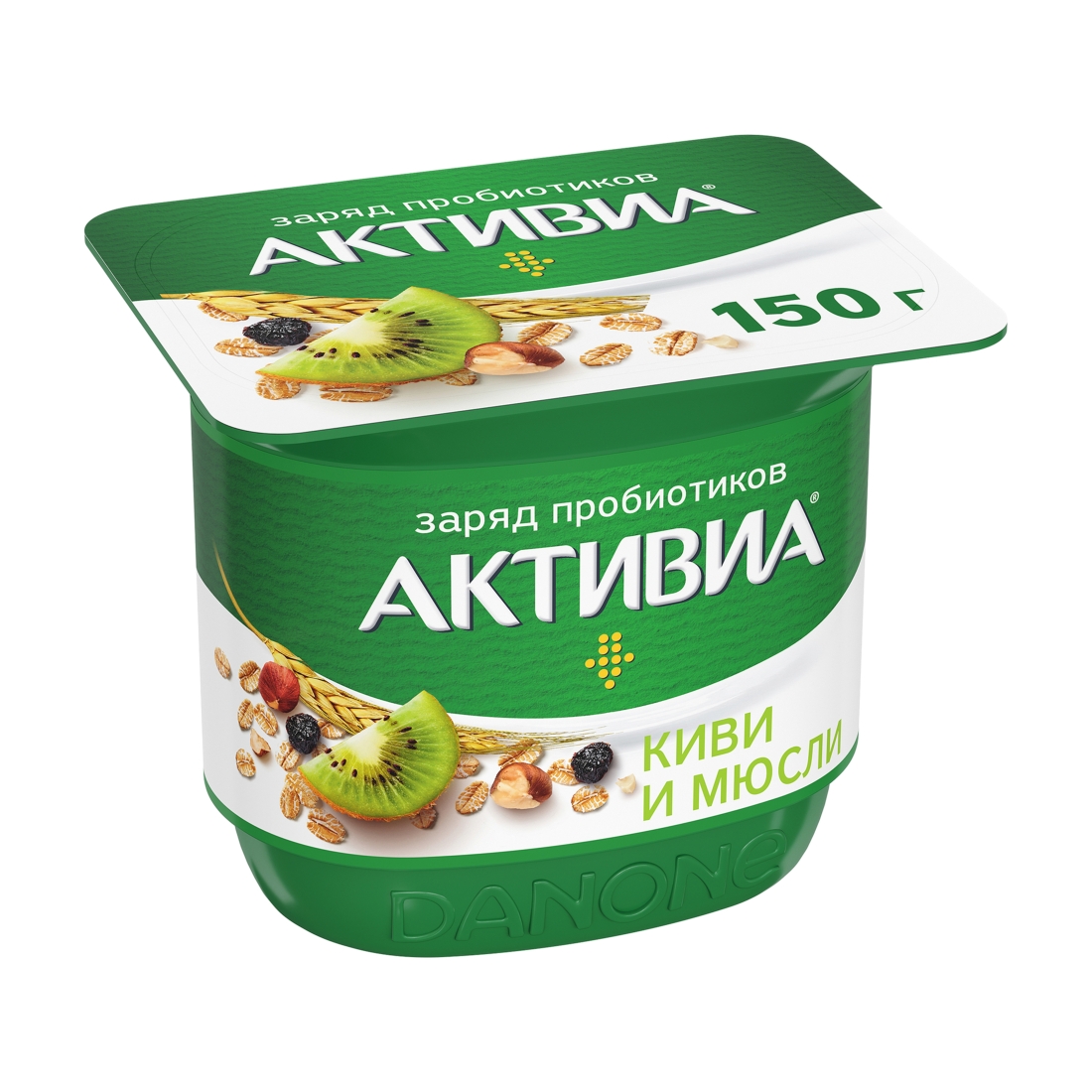 

Биойогурт Активиа бзмж мюсли-киви, 3 %, 130 г