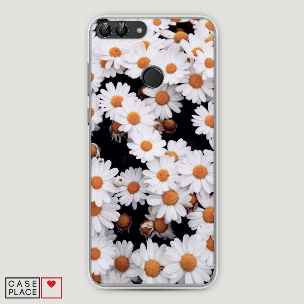 фото Чехол awog "ромашковое поле" для huawei p smart