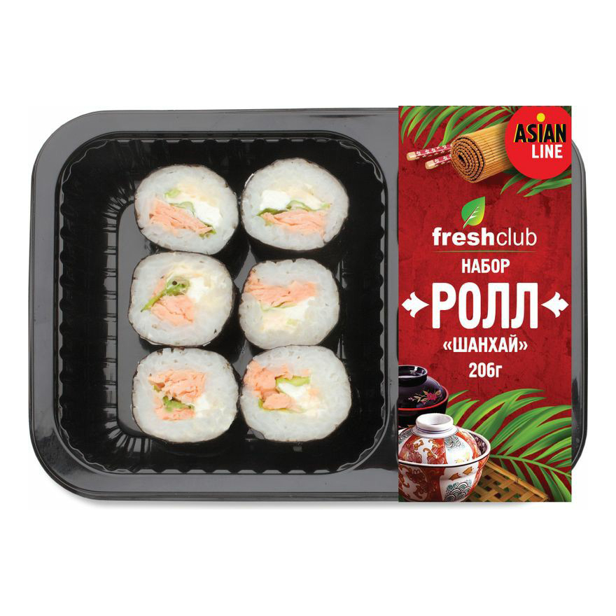

Роллы Freshclub Шанхай 206 г