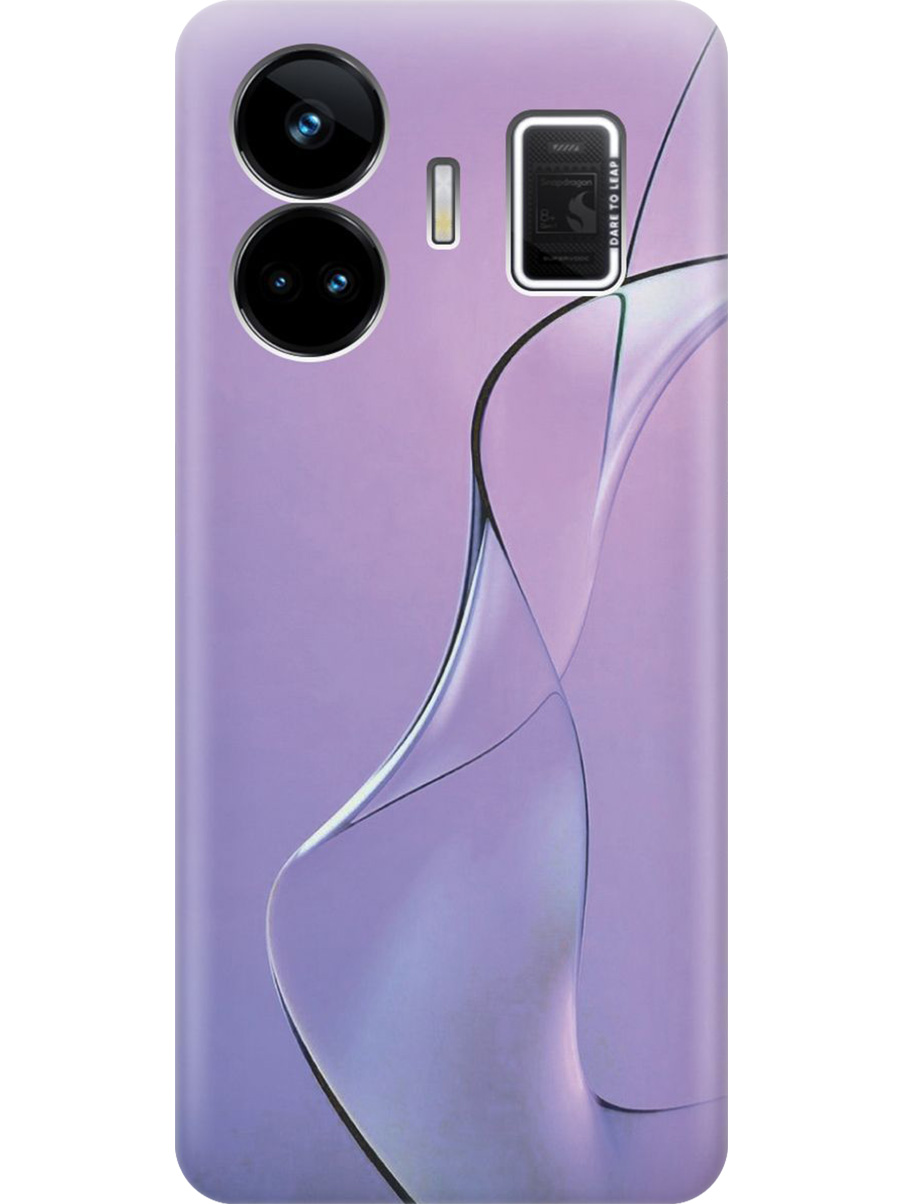 

Силиконовый чехол на Realme GT Neo 5 / GT3 с принтом "Сиреневый изгиб", Прозрачный;розовый;фиолетовый, 768742031