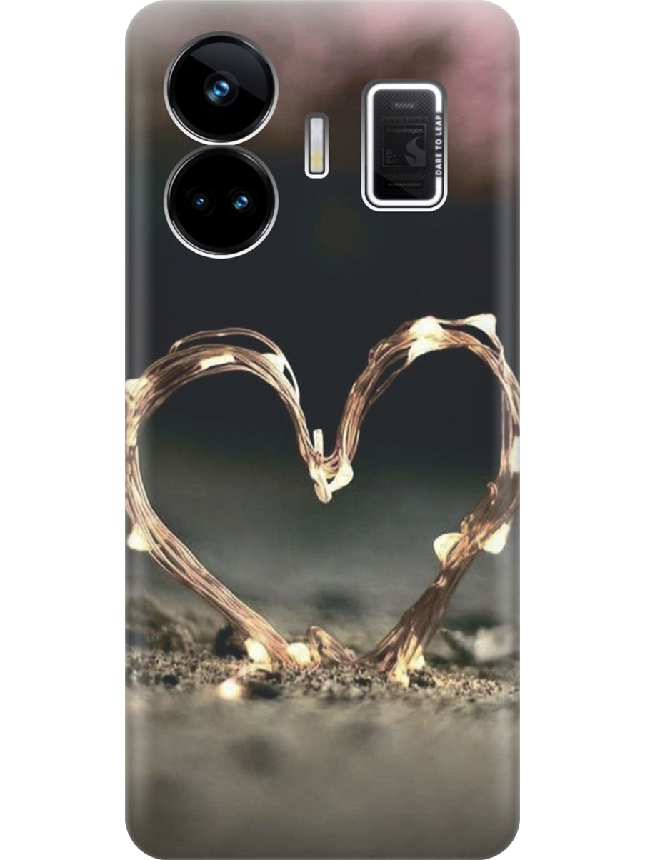 

Силиконовый чехол на Realme GT Neo 5/GT3 с принтом "Светящееся сердце", Прозрачный;желтый;черный, 768742091