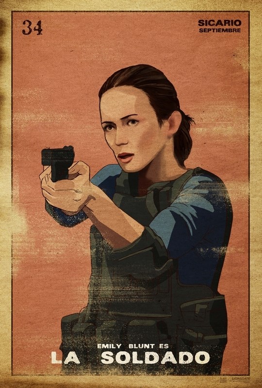 

Постер к фильму "Убийца" (Sicario) Оригинальный 68,6x101,6 см
