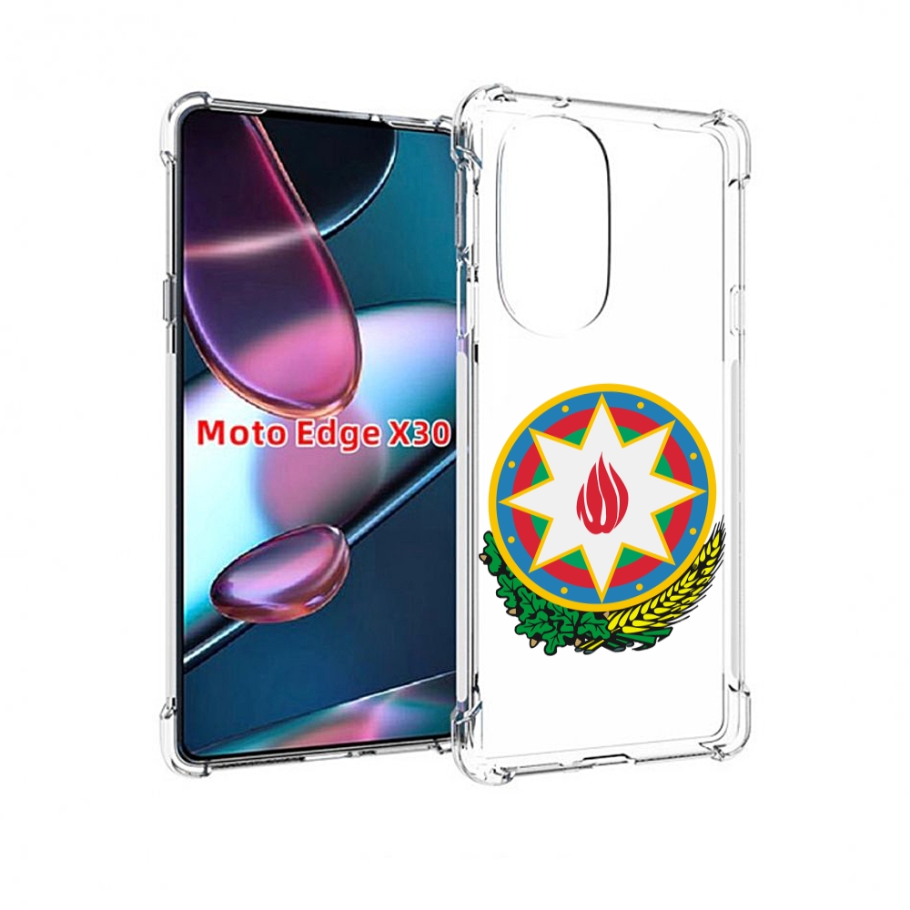 

Чехол MyPads герб-азербаиджан-2 для Motorola Moto Edge X30, Прозрачный, Tocco