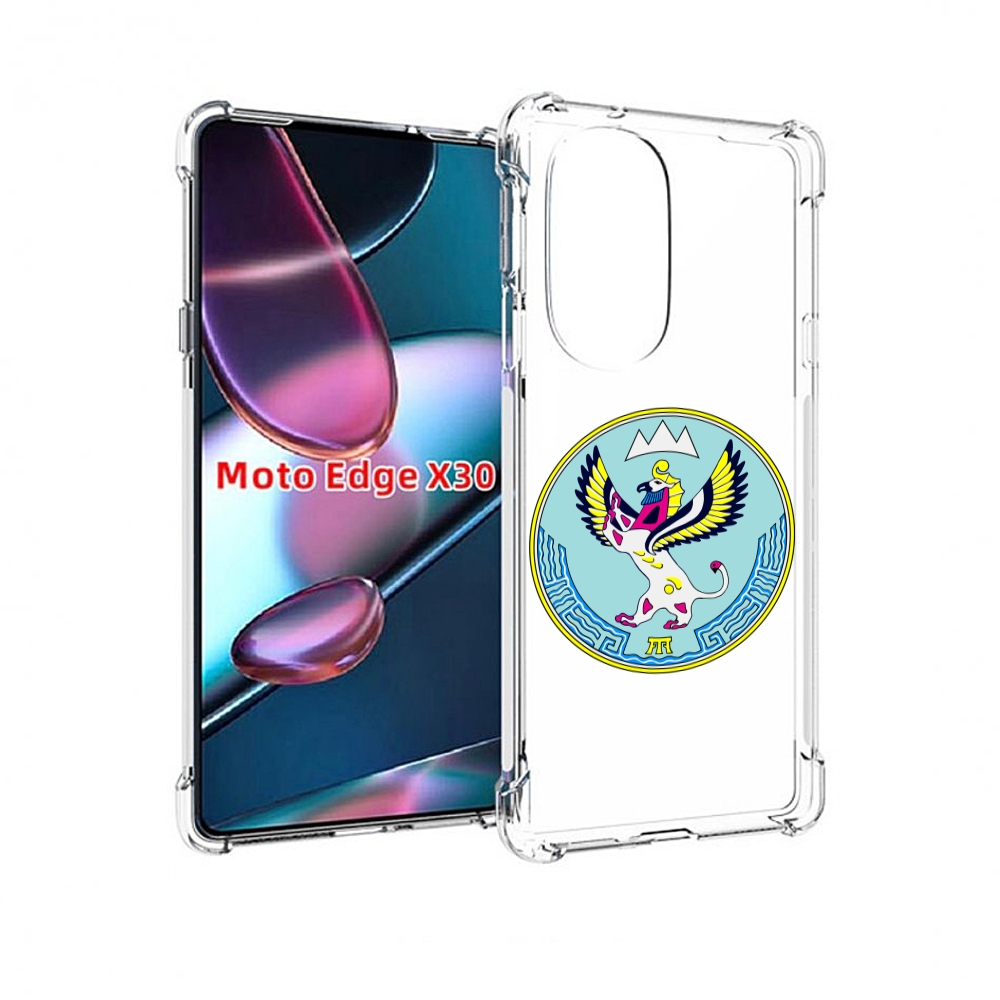 

Чехол MyPads герб-алтаи-горно-алтаиск для Motorola Moto Edge X30, Прозрачный, Tocco