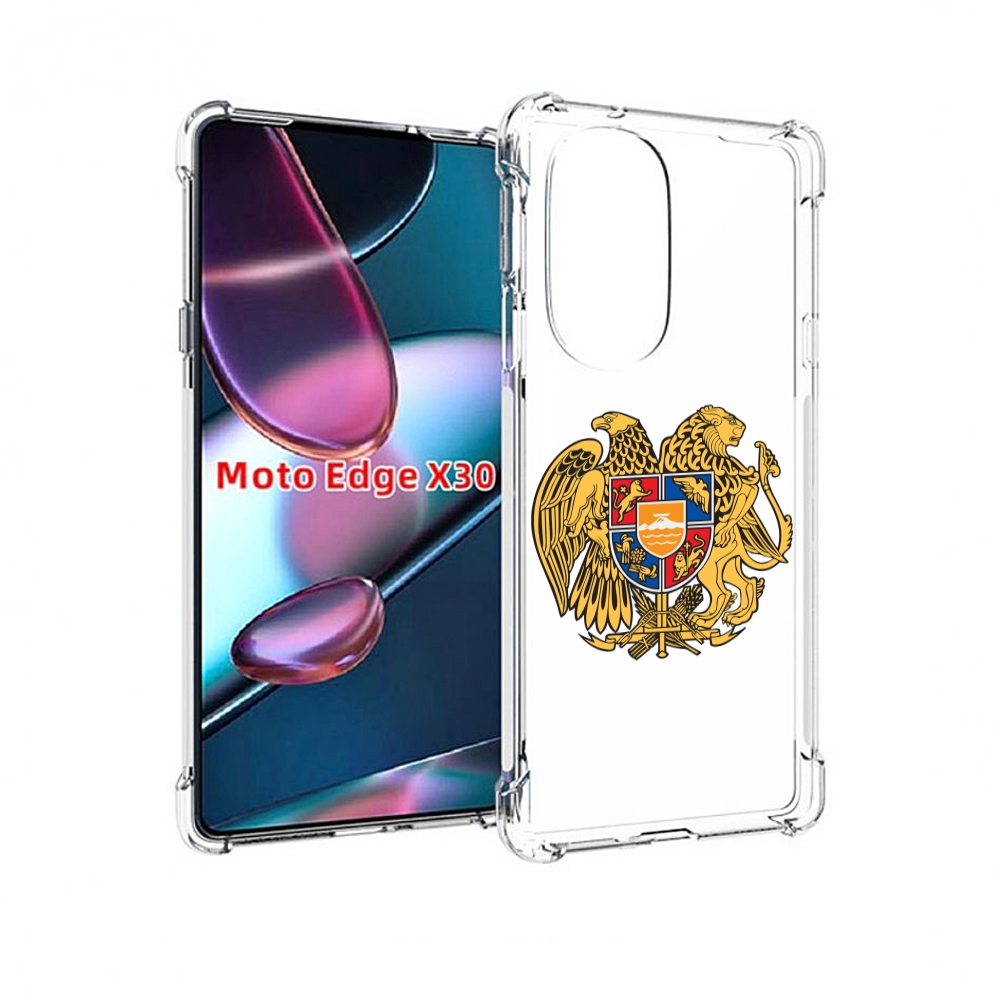 

Чехол MyPads герб-армении для Motorola Moto Edge X30, Прозрачный, Tocco