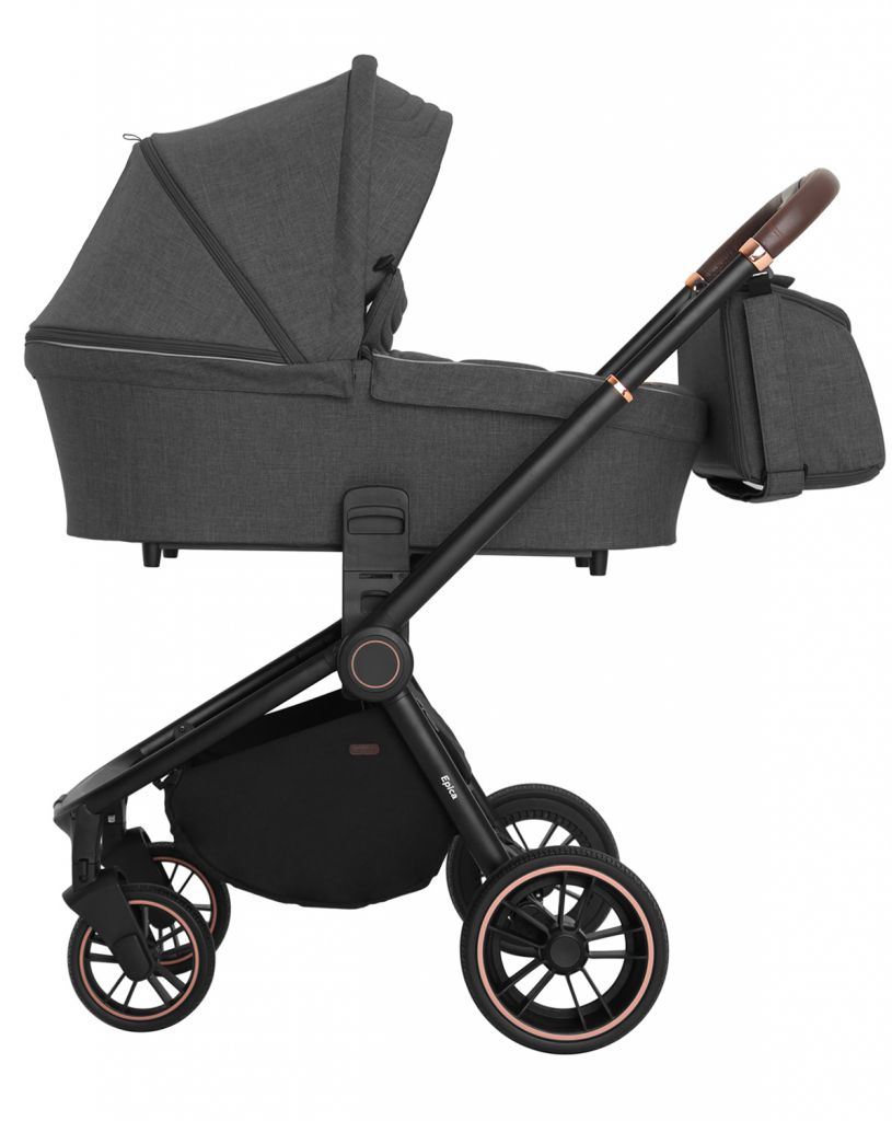 Коляска 2 в 1 Carrello Epica CRL-8510/1 Iron Grey (черн.рама)