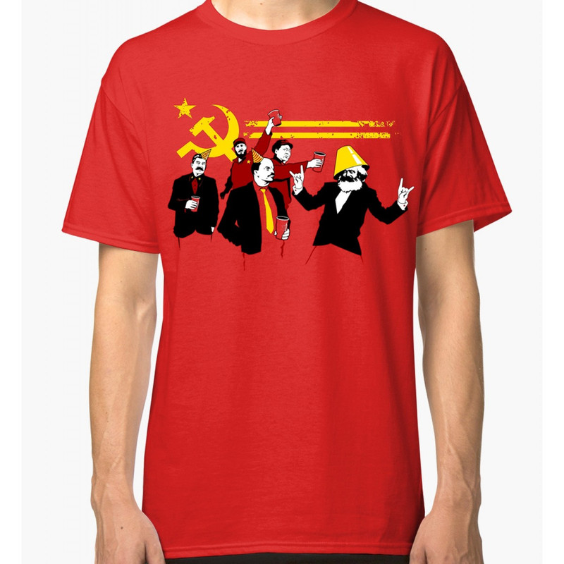 фото Футболка мужская вечеринка коммунистов dream shirts красная xs
