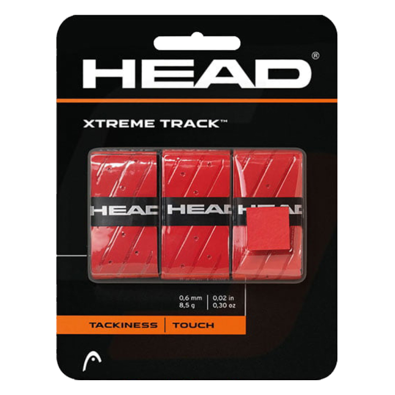 

Обмотка для ручки ракетки HEAD Overgrip XtremeTrack x3 285124-RD, Red, Overgrip XtremeTrack x3