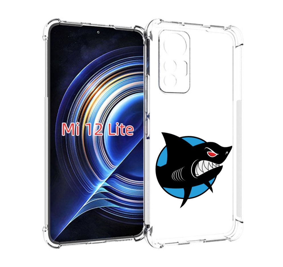 

Чехол MyPads Злая-акула для Xiaomi 12 Lite, Прозрачный, Tocco