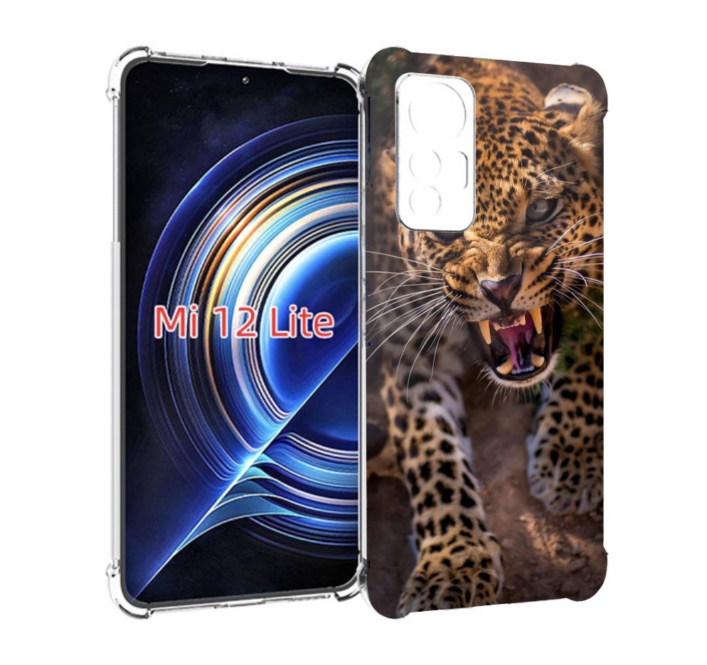 

Чехол MyPads Злой-гепард для Xiaomi 12 Lite, Прозрачный, Tocco