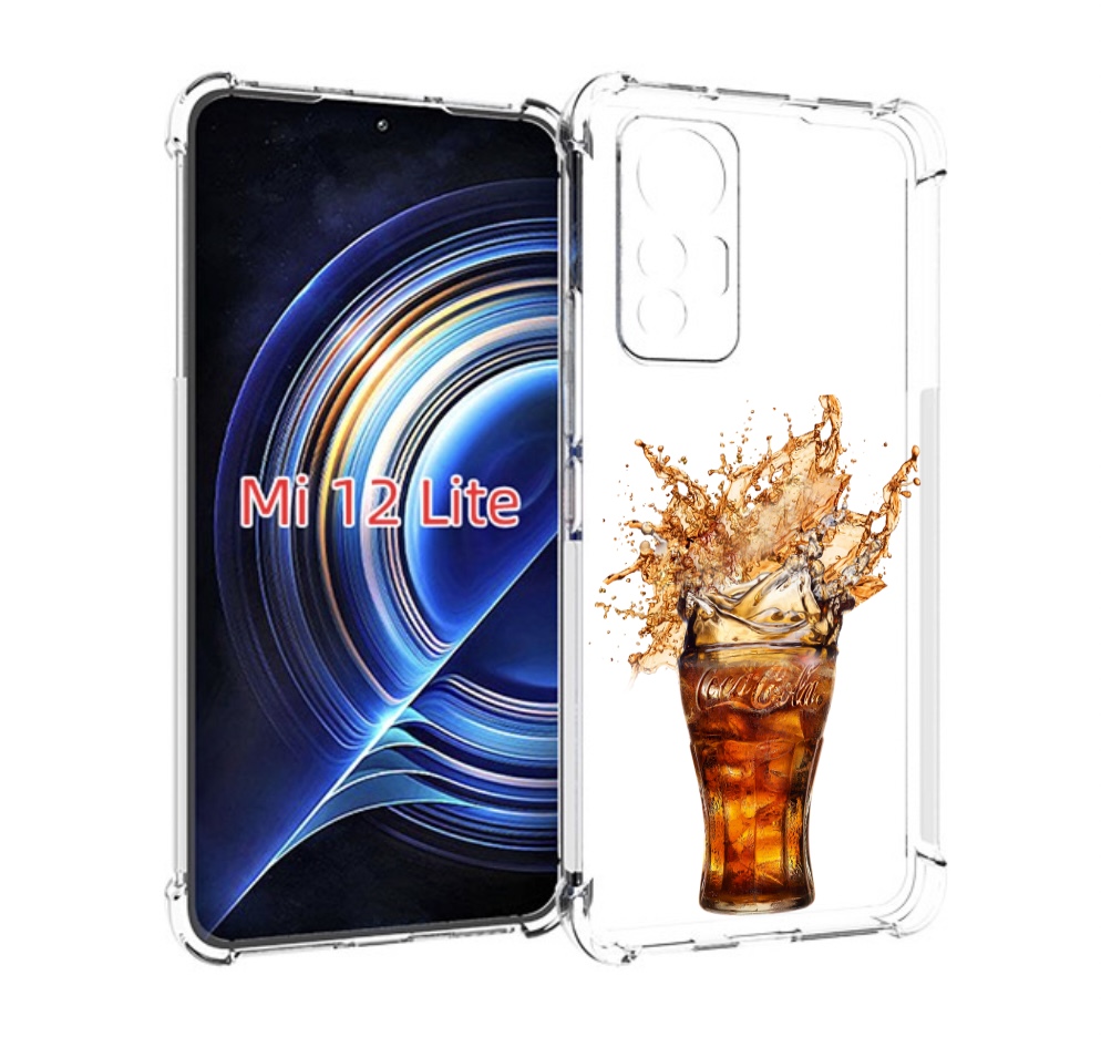 

Чехол MyPads Кола-в-стакане для Xiaomi 12 Lite, Прозрачный, Tocco
