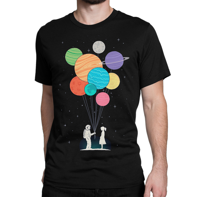 

Футболка мужская Dream Shirts Космические Шарики черная XL, Черный, Космические Шарики