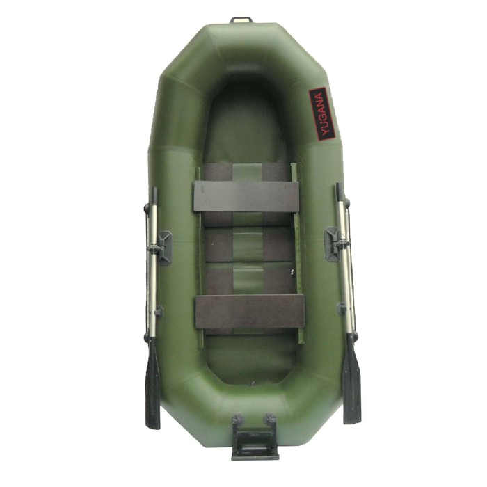 фото Лодка yugana н-270 pc тр, реечная слань+транец, цвет олива