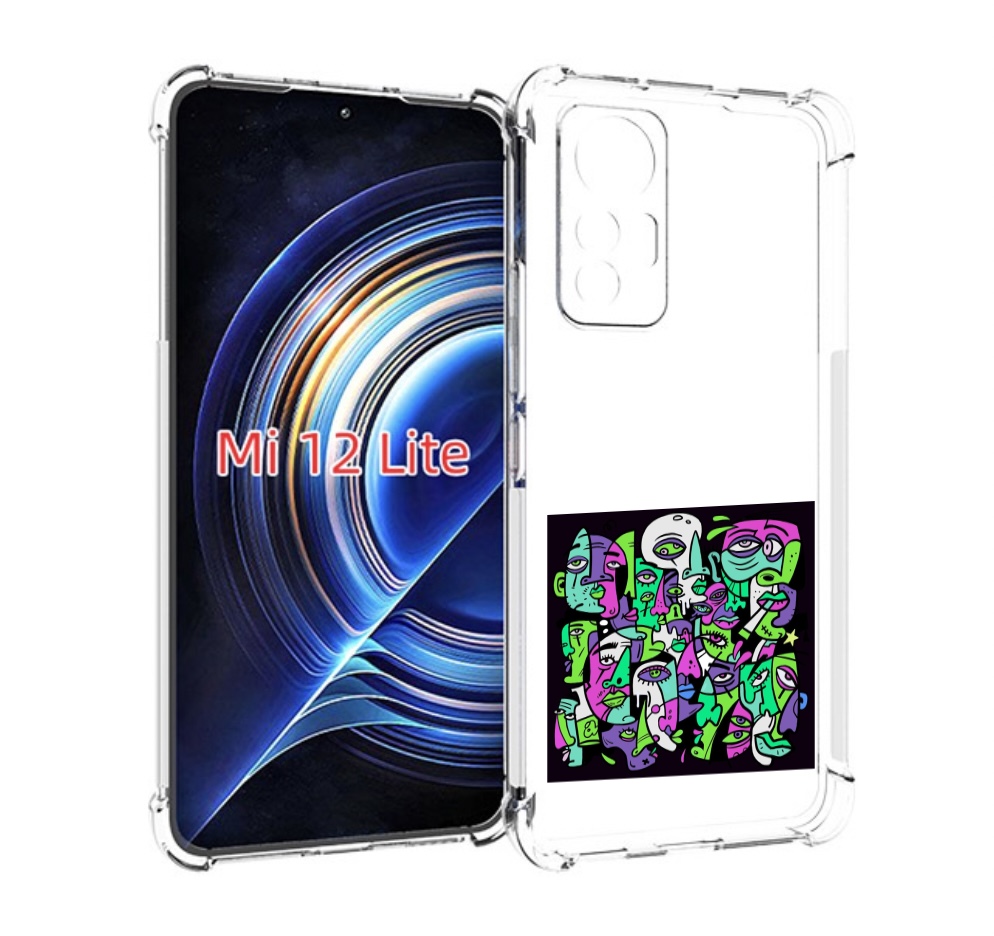 Чехол MyPads Кривой эфир ATL для Xiaomi 12 Lite