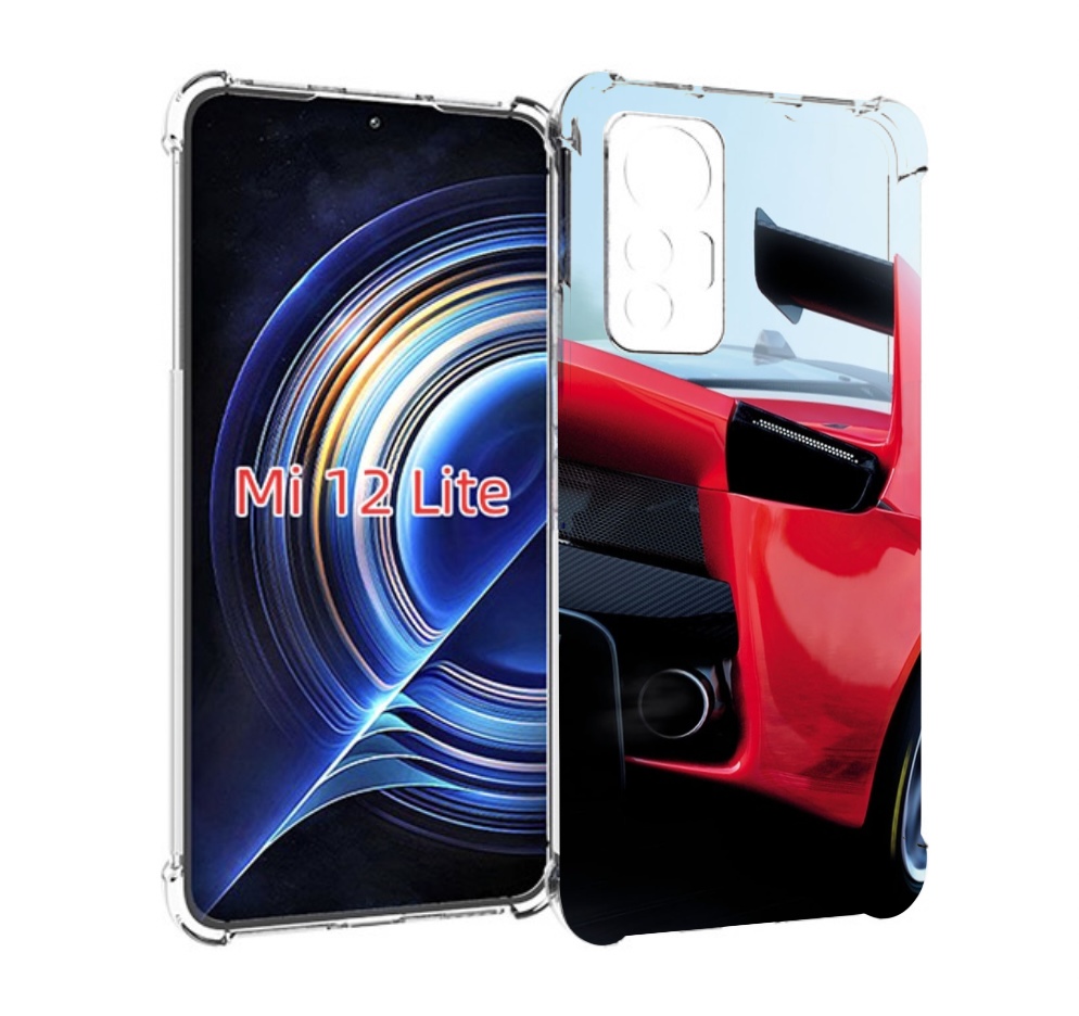 

Чехол MyPads Крыло-машины мужской для Xiaomi 12 Lite, Прозрачный, Tocco