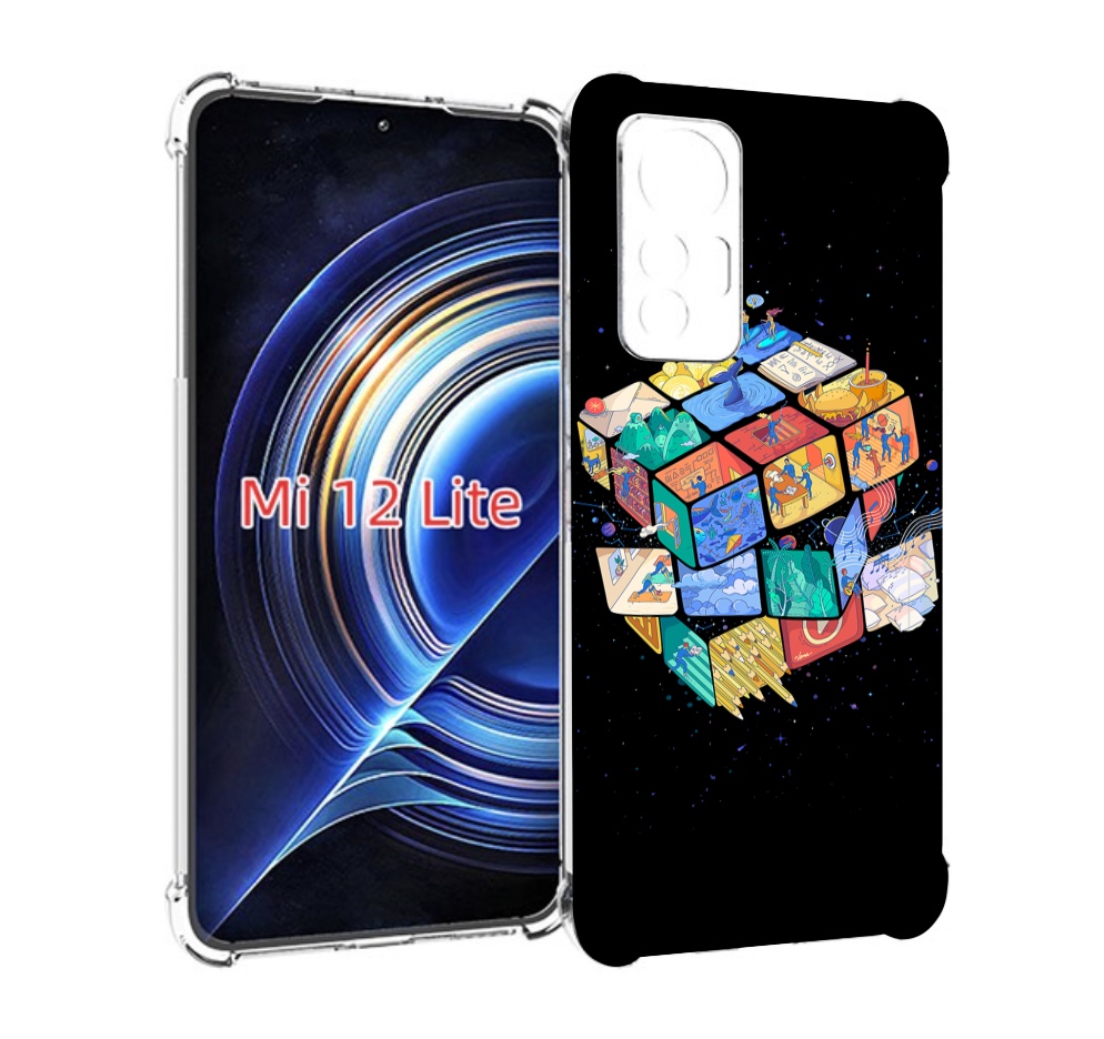 

Чехол MyPads Кубик-Рубика для Xiaomi 12 Lite, Прозрачный, Tocco