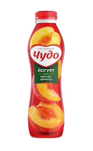 

Йогурт питьевой Чудо персик-абрикос 2,4% 690 г