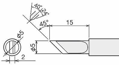 Жало для паяльника Goot PX-60RT-5K