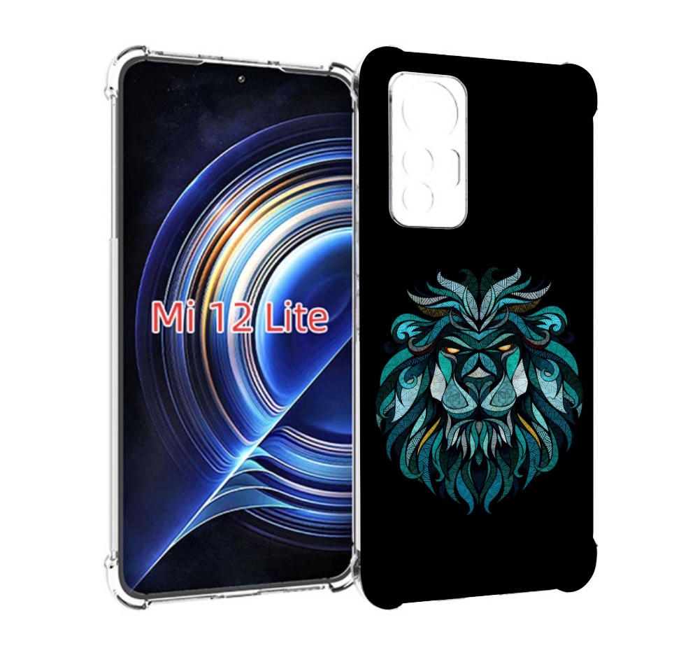 

Чехол MyPads Лев-красивый-зеленый для Xiaomi 12 Lite, Прозрачный, Tocco