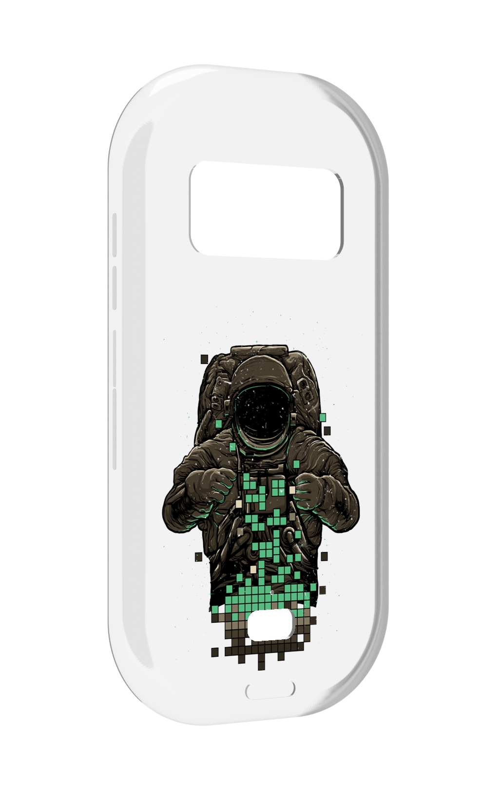 

Чехол MyPads космонавт с пикселями для UleFone Armor 15, Прозрачный, Tocco