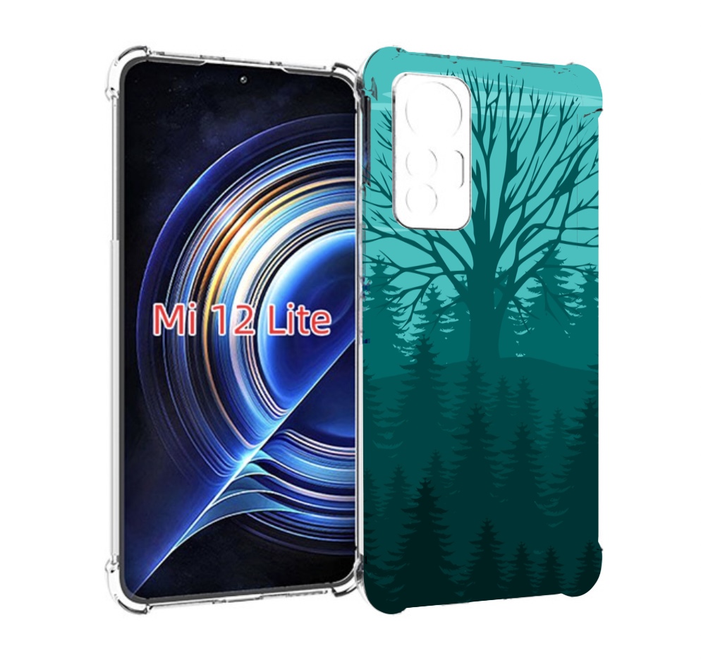 

Чехол MyPads Лес для Xiaomi 12 Lite, Прозрачный, Tocco