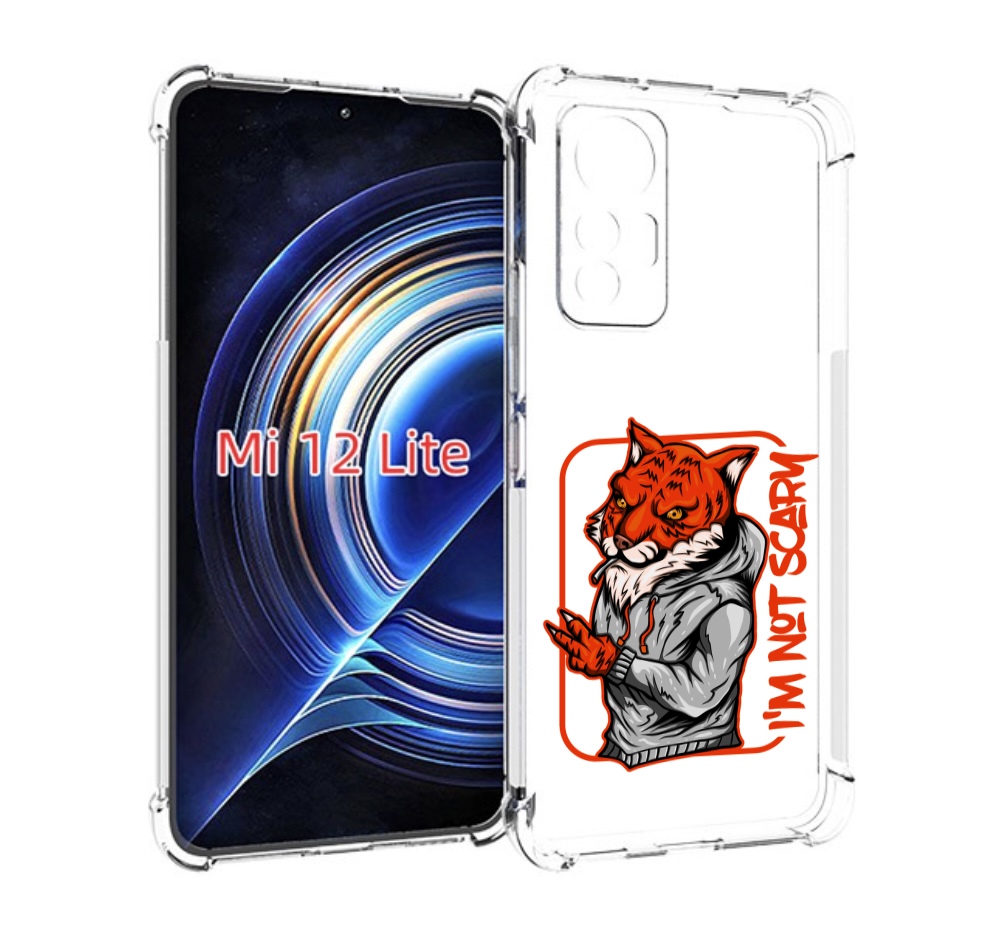 

Чехол MyPads Лис для Xiaomi 12 Lite, Прозрачный, Tocco