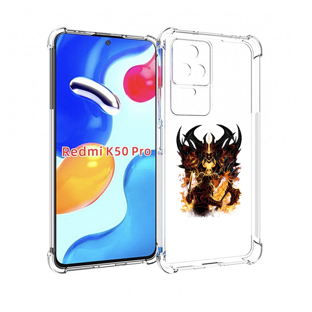

Чехол MyPads демон shadow fiend для Xiaomi Redmi K50 / K50 Pro, Прозрачный, Tocco