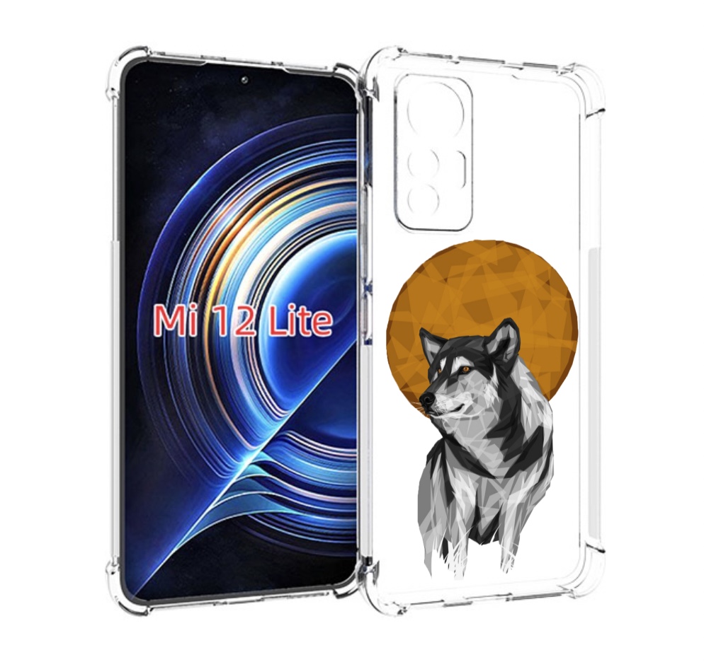 

Чехол MyPads Лунный волк для Xiaomi 12 Lite, Прозрачный, Tocco