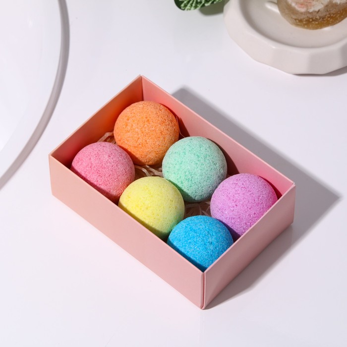 

Набор бомбочек для ванны Do what eou love, 6 шт х 40 г, PINK MOOD