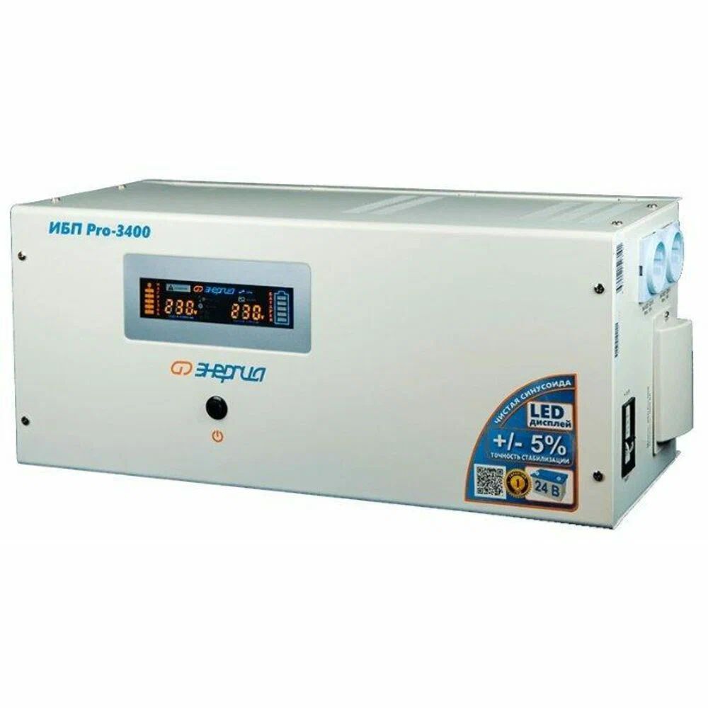 

Инвертор Энергия Pro 3400 + Аккумуляторная батарея Vektor GL 1255 x2