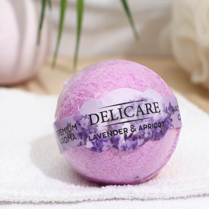 

Бомбочка для ванны "Delicare", "Лаванда-Абрикос", 130 г