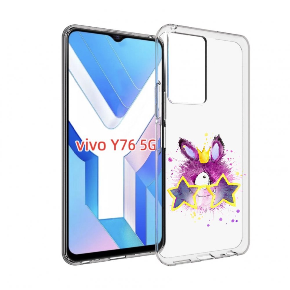 

Чехол MyPads Шуршуля для Vivo Y76 5G, Прозрачный, Tocco